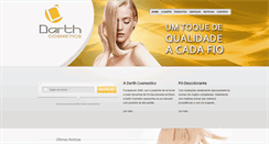 Desktop Screenshot of darthcosmetics.com.br