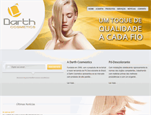 Tablet Screenshot of darthcosmetics.com.br